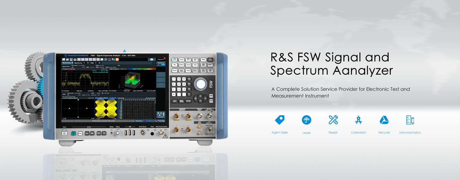 เครื่องวิเคราะห์สัญญาณและสเปกตรัมของจีน R&S FSW